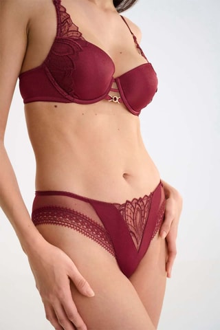 Reggiseno preformato con ferretti Adventure - Bordeaux - Lisca