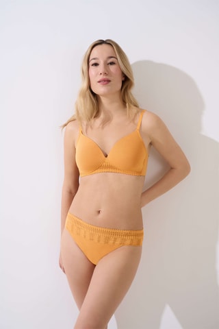 Reggiseno preformato senza ferretti Ophelia - Arancione - Lisca