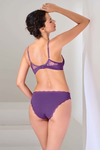 Reggiseno preformato con ferretti Patricia - Viola - Lisca