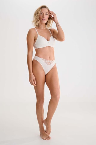 Reggiseno preformato senza ferretti River - Bianco - Lisca