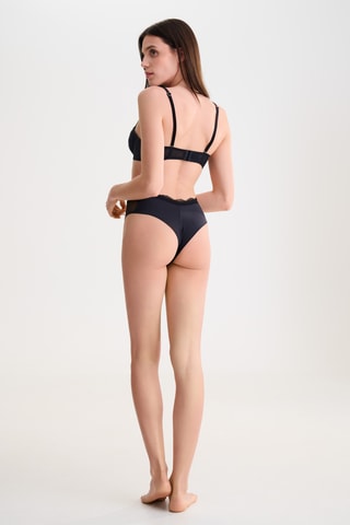Sujetador con aros con relleno Ronia - Negro - Lisca