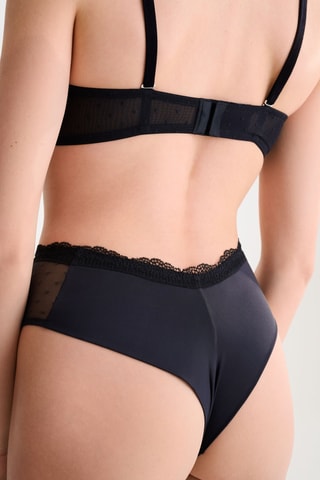 Sujetador con aros con relleno Ronia - Negro - Lisca