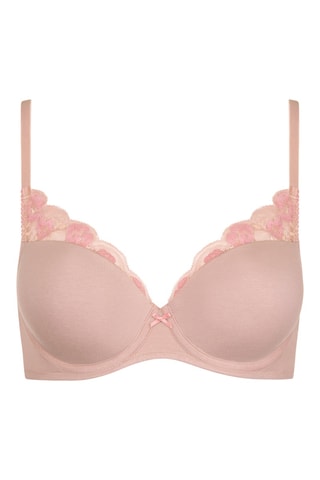 Reggiseno preformato con ferretti Rainbow - Rosa cipria - Lisca