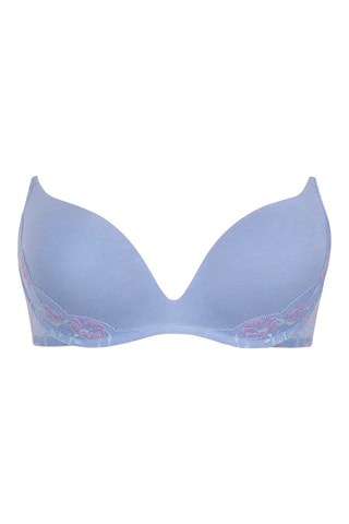 Sujetador sin aros push-up Rainbow - Azul -­ Lisca