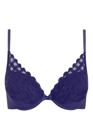 Reggiseno push-up con ferretti Infinity - Viola - Lisca
