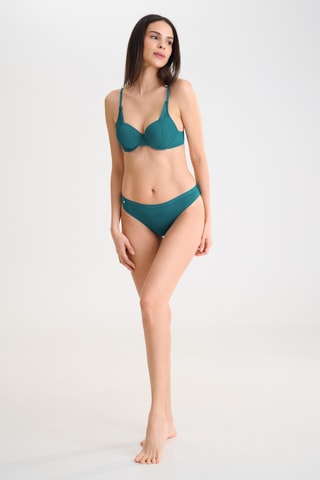 Sujetador con aros con relleno Fusion - Verde esmeralda - Lisca