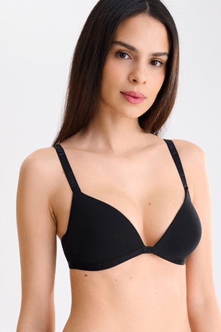 Sujetador con aros con relleno Fusion - Negro - Lisca