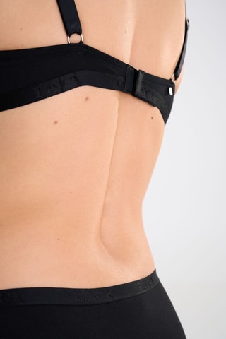 Sujetador con aros con relleno Fusion - Negro - Lisca
