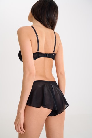 Sujetador sin aros Shiny Star - Negro - Lisca