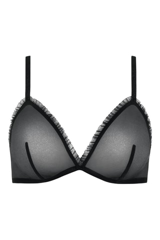 Sujetador sin aros Shiny Star - Negro - Lisca