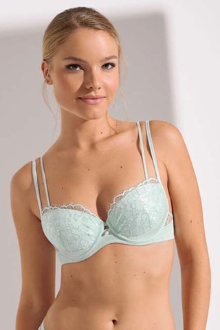 Reggiseno preformato con ferretti Daydream - Verde acqua - Lisca
