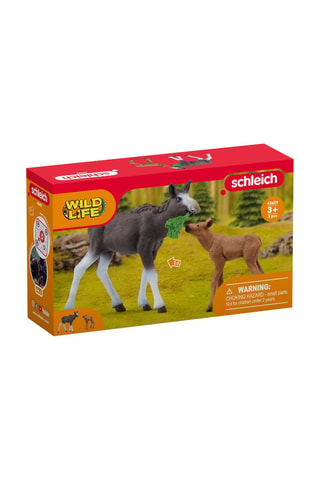 Alce femmina con vitello Wild Life - Da 3 anni