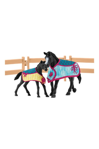 Box con giumenta e puledro Appaloosa - Da 5 a 12 anni - 34 pezzi
