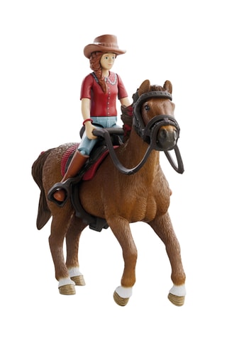 Figurine Cavalière Hannah et Cayenne - Dès 5 ans