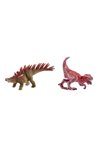 Figurine Bébé Kentrosaurus et Velociraptor Dinosaurs - Dès 5 ans