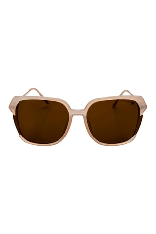 Occhiali da sole polarizzati e catenina unisex - Categoria 3 - Beige