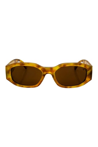 Occhiali da sole polarizzati e catenina unisex - Categoria 3 - Marrone