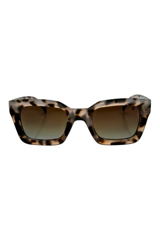 Occhiali da sole polarizzati e catenina unisex - Categoria 3 - Marrone