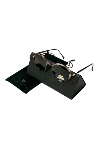 Occhiali da sole polarizzati unisex - Categoria 3 - Marrone e grigio