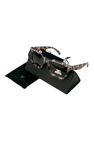Occhiali da sole polarizzati unisex - Categoria 3 - Grigio e marrone