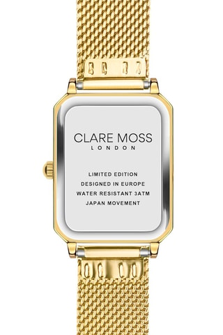 Orologio al quarzo in acciaio e madreperla Champagne - Dorato e bianco