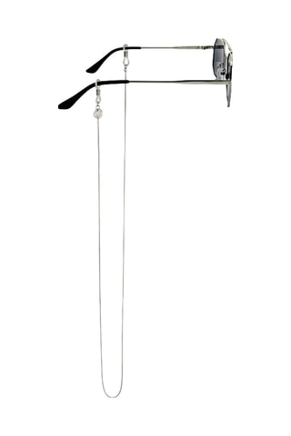 Occhiali da sole polarizzati e catenina unisex - Categoria 3 - Nero
