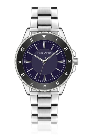 Orologio al quarzo in acciaio - Argentato
