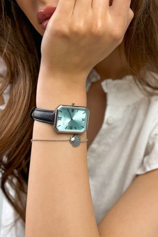 Orologio al quarzo in pelle Bali Sands - Madreperla