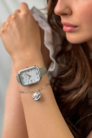 Orologio al quarzo in pelle Reefa - Madreperla