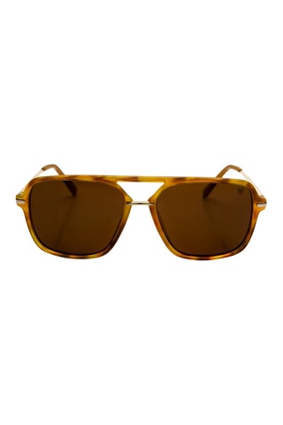 Occhiali da sole polarizzati unisex - Categoria 3 - Marc Lauder - Giallo e marrone
