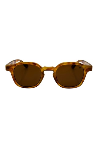 Occhiali da sole polarizzati unisex e catenina - Categoria 3 - Marrone