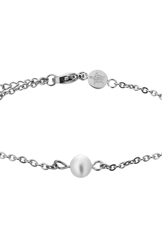 Cofanetto orologio al quarzo in acciaio e bracciale night Voyage
