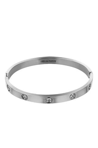 Bracciale bangle - Cristalli veri