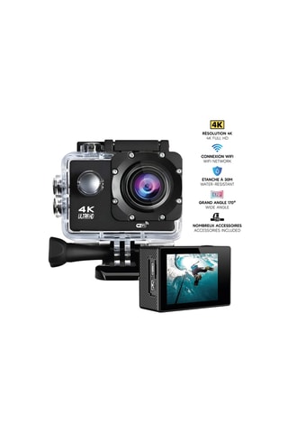 Fotocamera sportiva Eko - Modello Beta - 4 K - Wi-Fi - Stabilizzatore