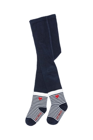 Collants - Blanc, noir et rouge