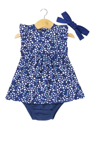 Ensemble 3 pièces - Blanc, bleu et vert