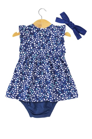 Ensemble 3 pièces - Blanc, bleu et vert
