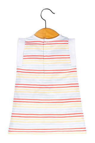 Robe Lassia - Bleu, jaune et orange