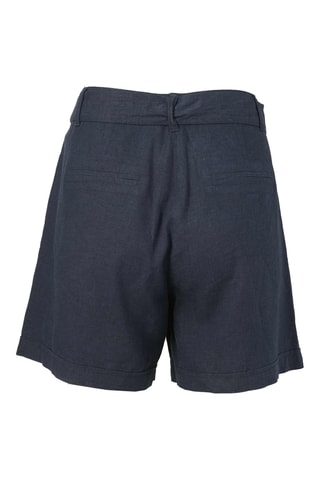 Short en lin - Bleu