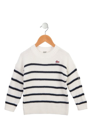Pull Exona - Blanc et noir
