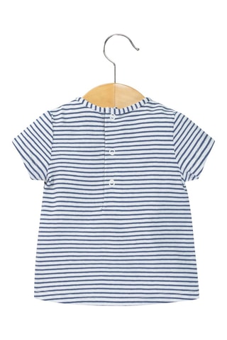 Salopette et t-shirt Rivela - Blanc et bleu