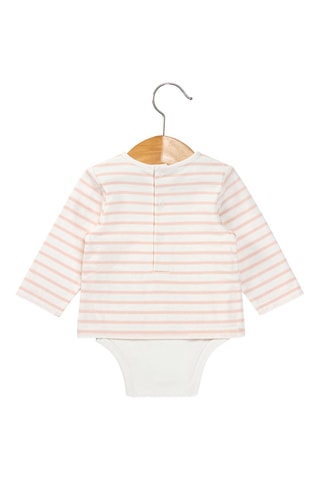 Body t-shirt  Bodima - Blanc et rose