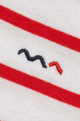 T-shirt - Blanc, rouge et bleu