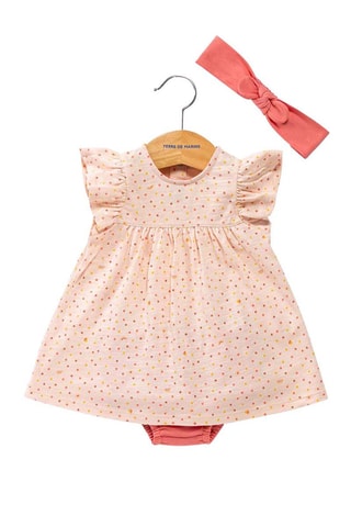 Ensemble 3 pièces - Rouge, jaune et rose