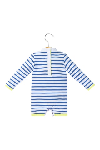 Combinaison YBIN - Blanc, bleu et jaune