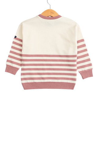 Sweat et jogging - Blanc, bleu et rose