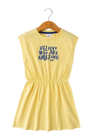 Robe - Bleu et jaune