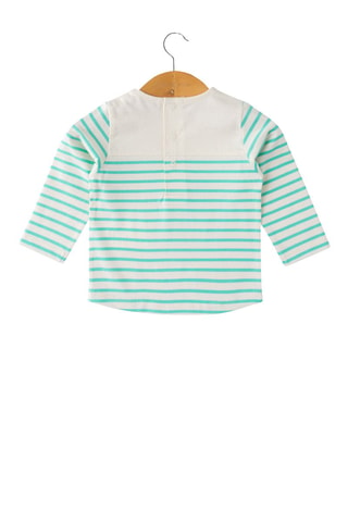 T-shirt - Blanc et bleu