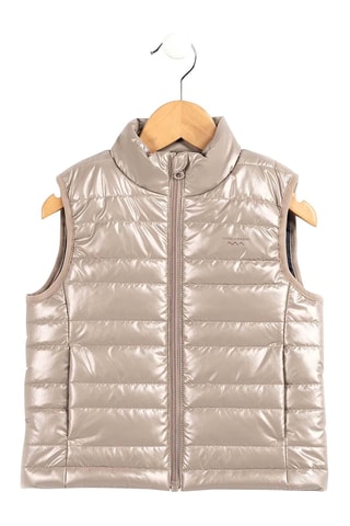 Doudoune sans manches - Beige