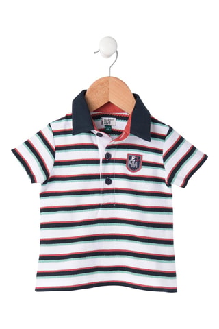 Polo Cabizbb - Blanc, rouge et bleu